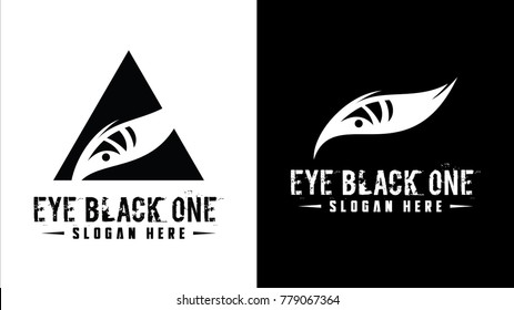 Eye Logo Design. Vector Illustration