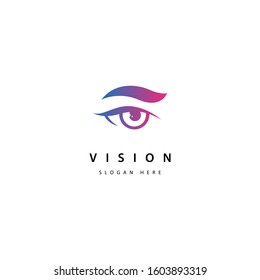 Eye Logo design vector template. Creative Vision Logotype concept (1)
