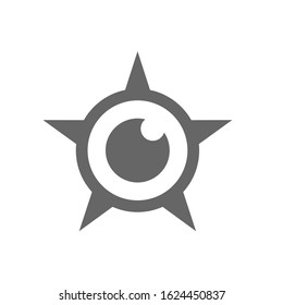 eye logo design vector template