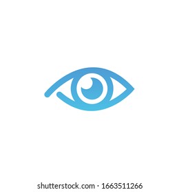 Eye Logo design vector template. Colorful media icon. Perfect for the photography, multimedia, and film.