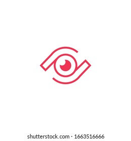 Eye Logo design vector template. Colorful media icon. Perfect for the photography, multimedia, and film.