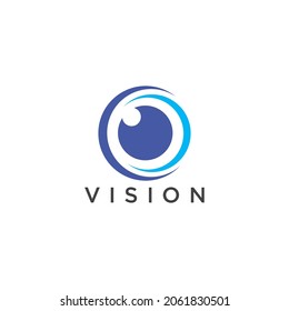 eye logo design vector template