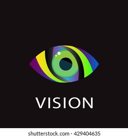 Eye Logo design vector template. Colorful media icon.
Creative Vision Logotype concept. Colorful Eye Logo vision.