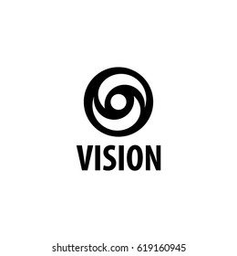 Design-Vektorgrafik-Vorlage für das Augenlogo. Farbiges Mediensymbol.
Vision Logotype Konzept.