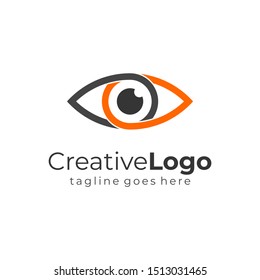 Eye Logo Design Vision Logo Concept Eye Icon Vector Illustration