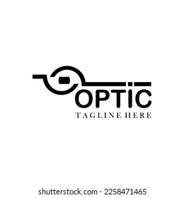  eye logo editable vector for optik or eyecare company or other business