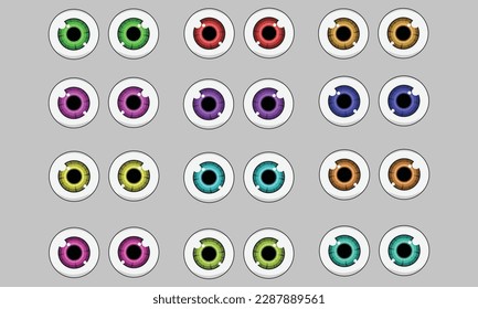 Eye logo elite design vector.