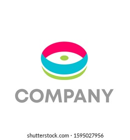 eye logo icon design template sign