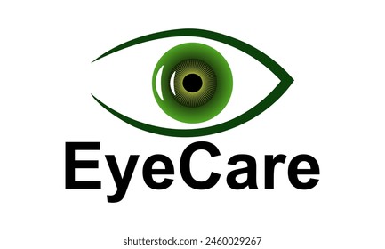 ojo, logotipo, icono, símbolo, Vector, visión, mirada, signo, ilustración,