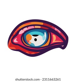 eye logo icon template symbol 2