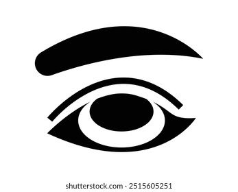 Eye logo icon vector design 