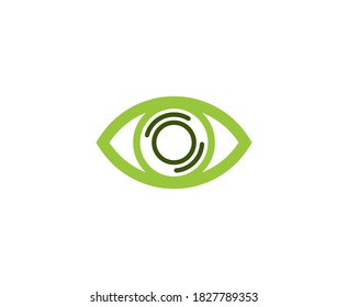 Vector de visión de iconos de logotipo 