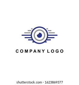 EYE LOGO ILLUSTRATION FOR MOBILE AND WEB