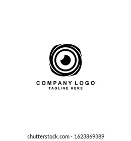 EYE LOGO ILLUSTRATION FOR MOBILE AND WEB