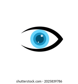 Eye logo illustration vector design.