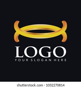 Eye logo. Initial H infinity Logo Icon