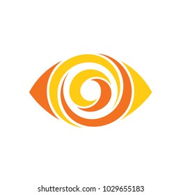 Eye Logo With Letter O Initial Logo Template