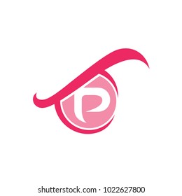 Eye Logo With Letter P