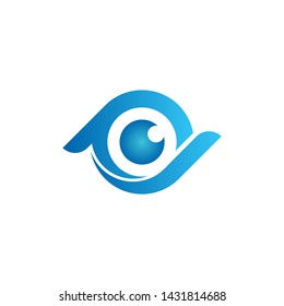 Eye Logo P J Letters Abstract Stock Vector (Royalty Free) 1431814688 ...