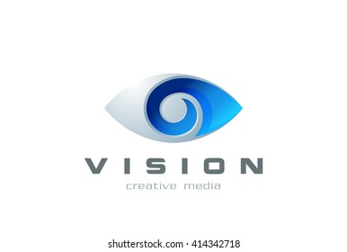 Eye Logo symbol abstract design vector template search, spy, photography.
Vision creative Logotype concept ophthalmology lens icon.