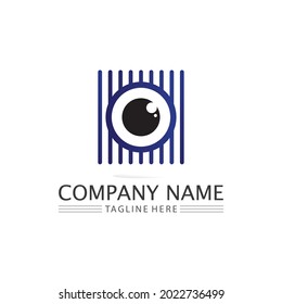 eye logo and symbol logo design vector eyes egypt 