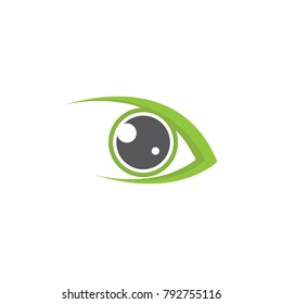 Eye logo template, modern vision vector illustration