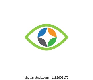 Eye logo vector 
