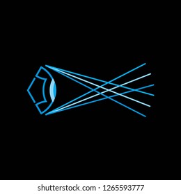 eye logo vector