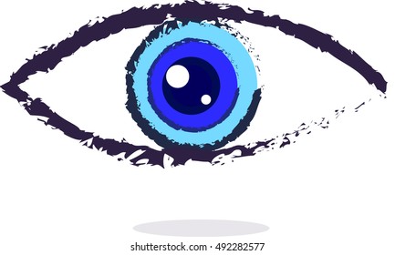 eye logo vector
