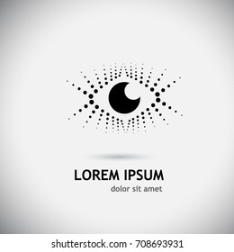 Eye logo. Vector