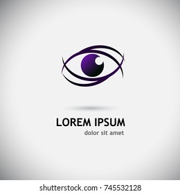 Eye logo. Vector