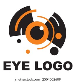 Diseño de Vector de logotipo de ojo. Diseño de Vector de logotipo de empresa creativa

