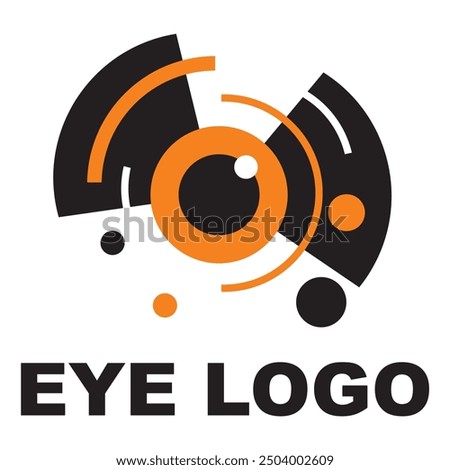 eye logo vector design. creative company logo vector design

