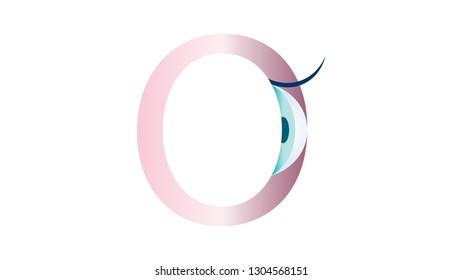 Eye logo vector design. Vision logo