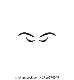 Eye logo vector flat design 