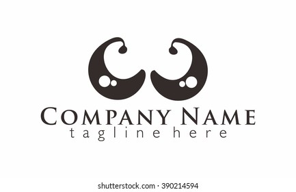 eye logo vector, glass logo vector
