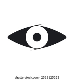 Ilustración de la Plantilla del icono del Vector del logotipo del ojo