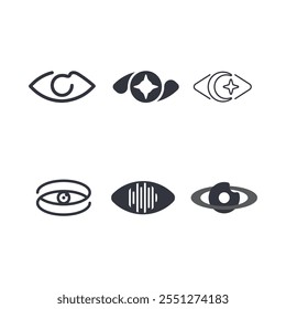 Eye Logo Vector Icon Template Illustration