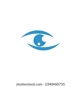 Eye logo vector illustration business element and symbol design