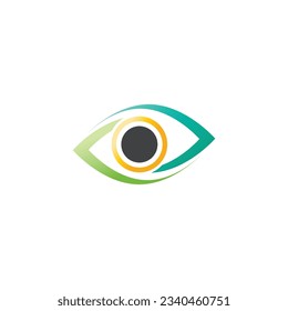 Eye-Logo, Vektorgrafik, Business-Element und Symboldesign