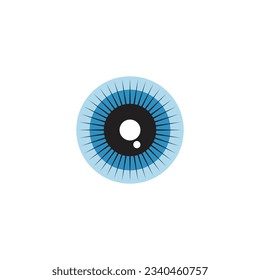 Ilustración vectorial de logotipo ocular elemento empresarial y diseño de símbolos