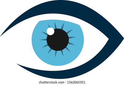 Eye logo vector illustration design