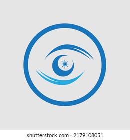 Vektorgrafik-Design-Vorlage für das Auge