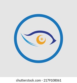 Vektorgrafik-Design-Vorlage für das Auge