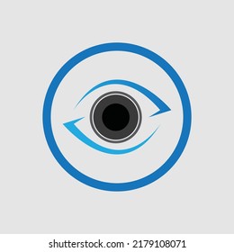plantilla de diseño de ilustraciones vectoriales de logotipo de ojos