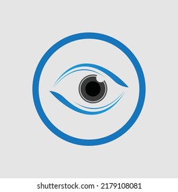 eye logo vector illustration design template