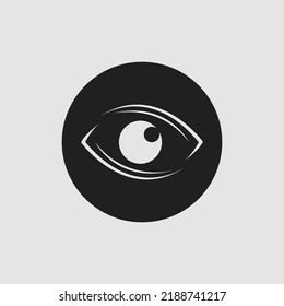 plantilla de diseño de ilustraciones vectoriales de logotipo de ojos