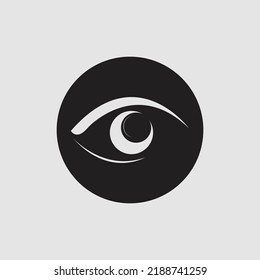 eye logo vector illustration design template
