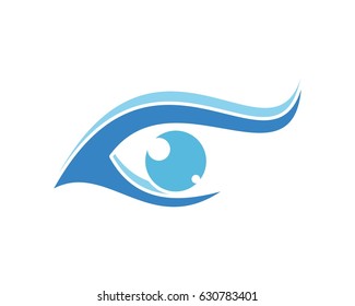 Eye Logo Vector Illustration Template Stock Vector (Royalty Free) 630783410