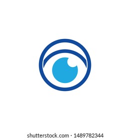 eye  logo vector ilustration template 